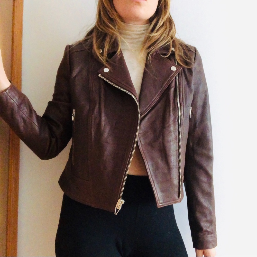 Andrew Marc Leather Moto Jacket